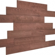 PX WALL selbstklebender Holz-Wandbelag C22 sägeschnitt dunkelbraun